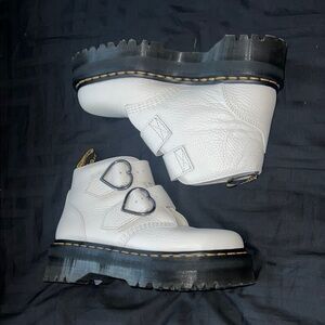 White Devon Dr. Martens